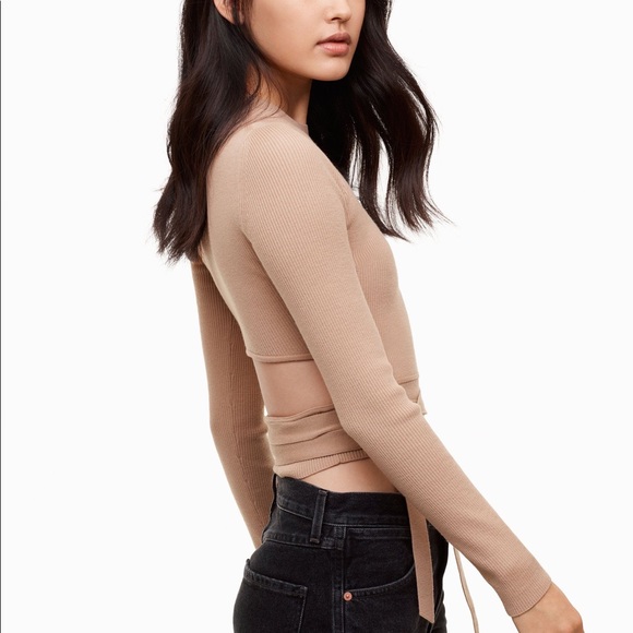 Aritzia Wilfred Merino Wool Mayrac Sweater XXS - Picture 3 of 5